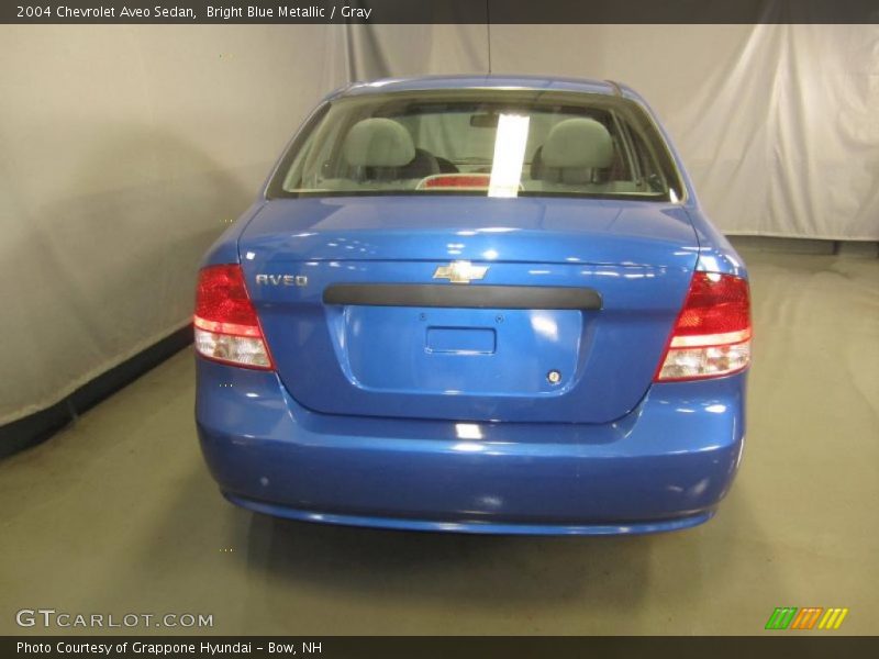 Bright Blue Metallic / Gray 2004 Chevrolet Aveo Sedan