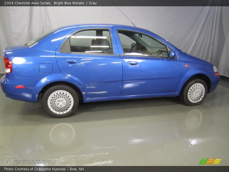 Bright Blue Metallic / Gray 2004 Chevrolet Aveo Sedan