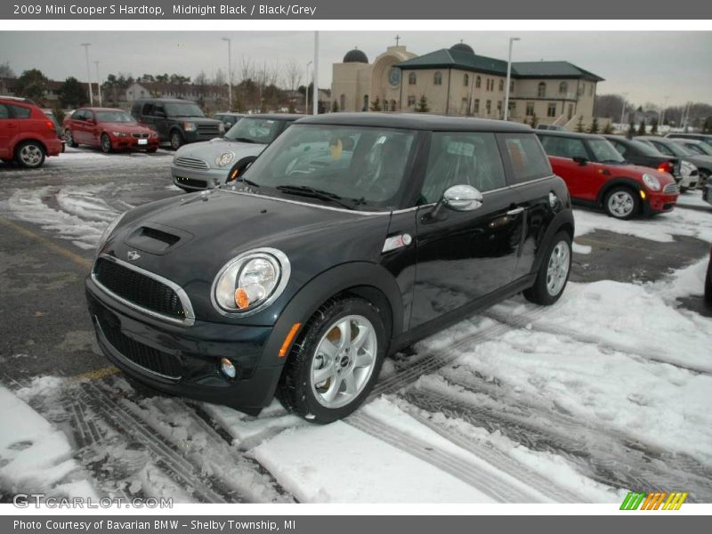 Midnight Black / Black/Grey 2009 Mini Cooper S Hardtop