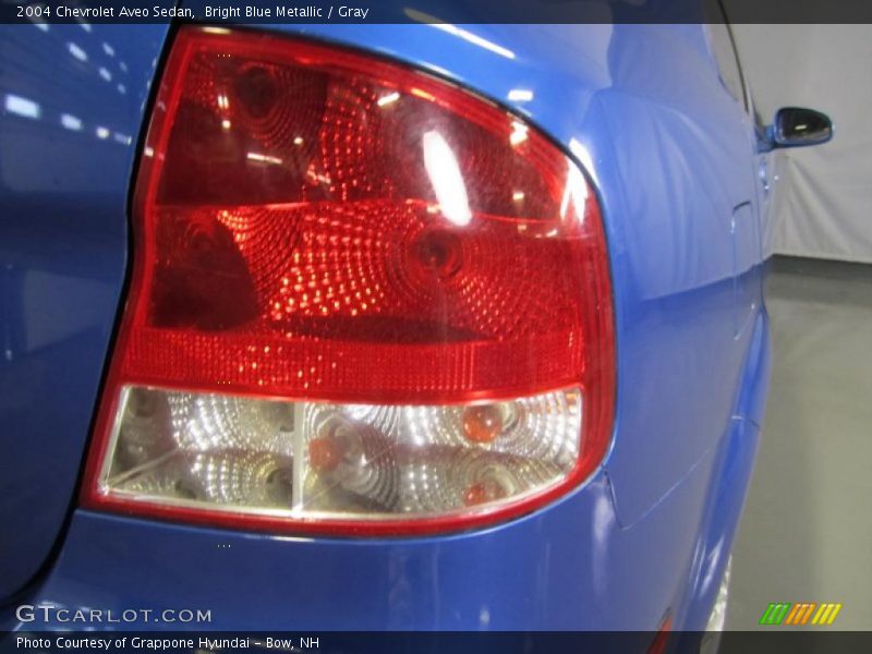 Bright Blue Metallic / Gray 2004 Chevrolet Aveo Sedan