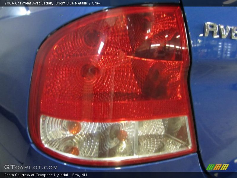 Bright Blue Metallic / Gray 2004 Chevrolet Aveo Sedan