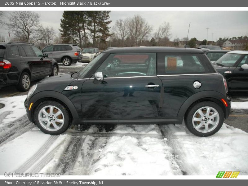 Midnight Black / Black/Grey 2009 Mini Cooper S Hardtop