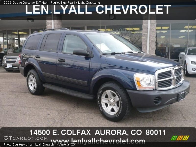 Patriot Blue Pearl / Light Graystone 2006 Dodge Durango SXT 4x4