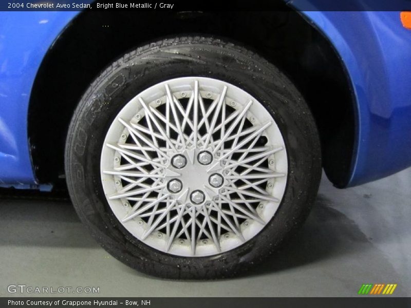 Bright Blue Metallic / Gray 2004 Chevrolet Aveo Sedan