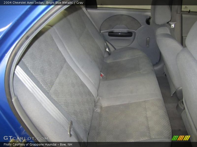 Bright Blue Metallic / Gray 2004 Chevrolet Aveo Sedan
