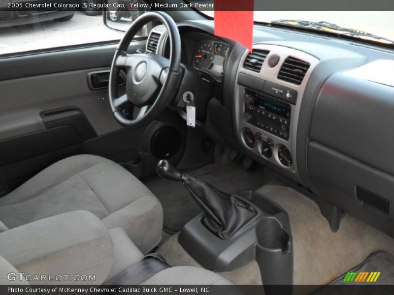 Yellow / Medium Dark Pewter 2005 Chevrolet Colorado LS Regular Cab