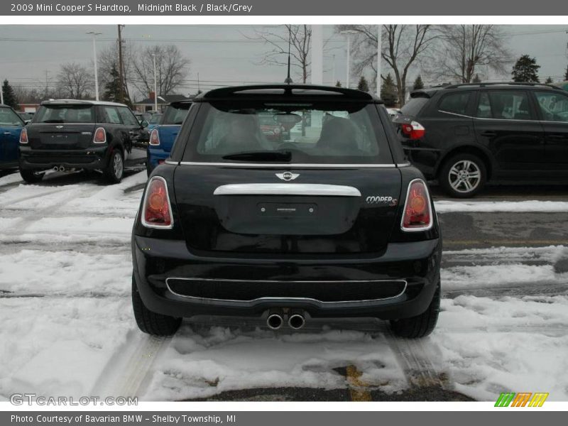 Midnight Black / Black/Grey 2009 Mini Cooper S Hardtop