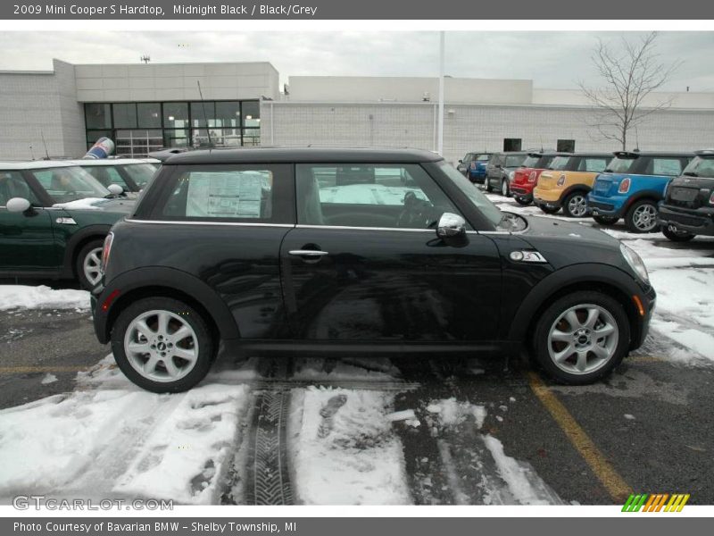 Midnight Black / Black/Grey 2009 Mini Cooper S Hardtop