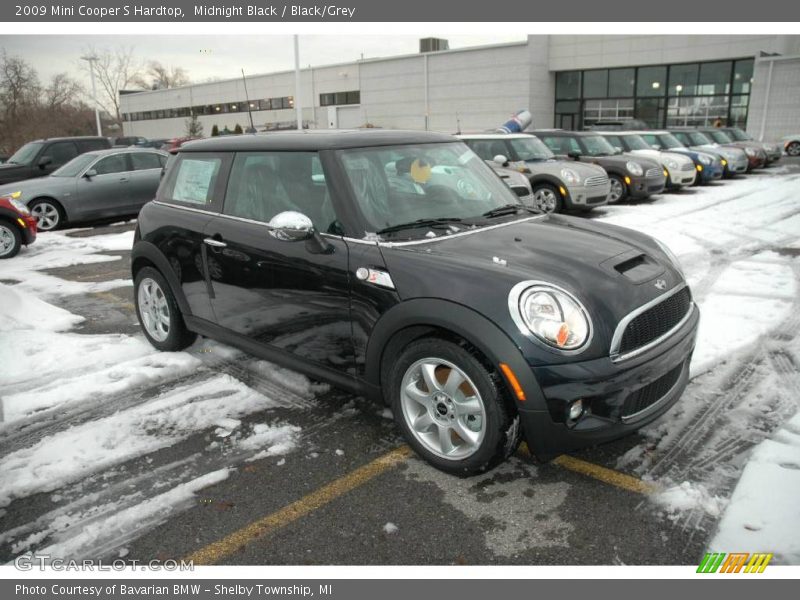 Midnight Black / Black/Grey 2009 Mini Cooper S Hardtop
