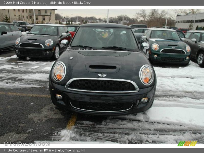 Midnight Black / Black/Grey 2009 Mini Cooper S Hardtop