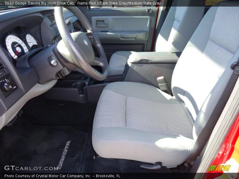 Flame Red / Dark Slate Gray/Medium Slate Gray 2010 Dodge Dakota Big Horn Crew Cab