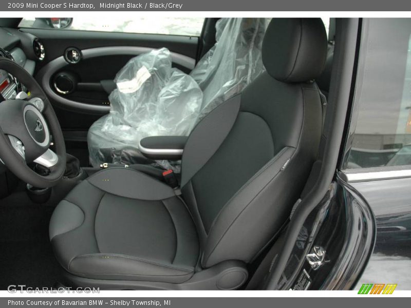 Midnight Black / Black/Grey 2009 Mini Cooper S Hardtop