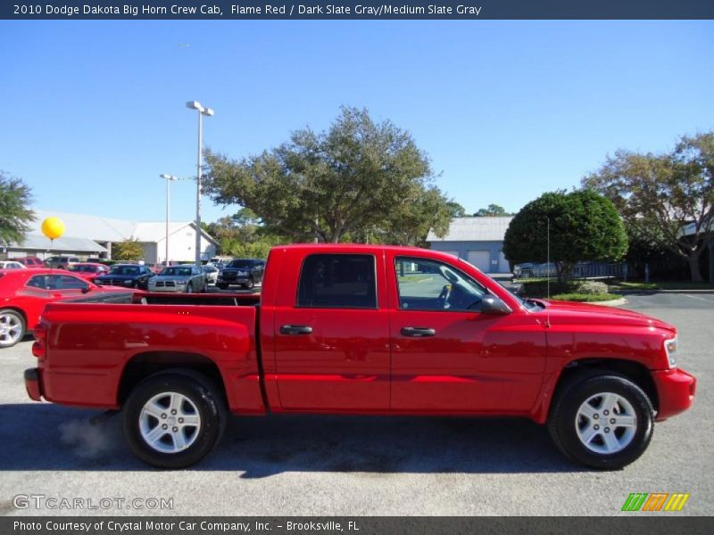 Flame Red / Dark Slate Gray/Medium Slate Gray 2010 Dodge Dakota Big Horn Crew Cab