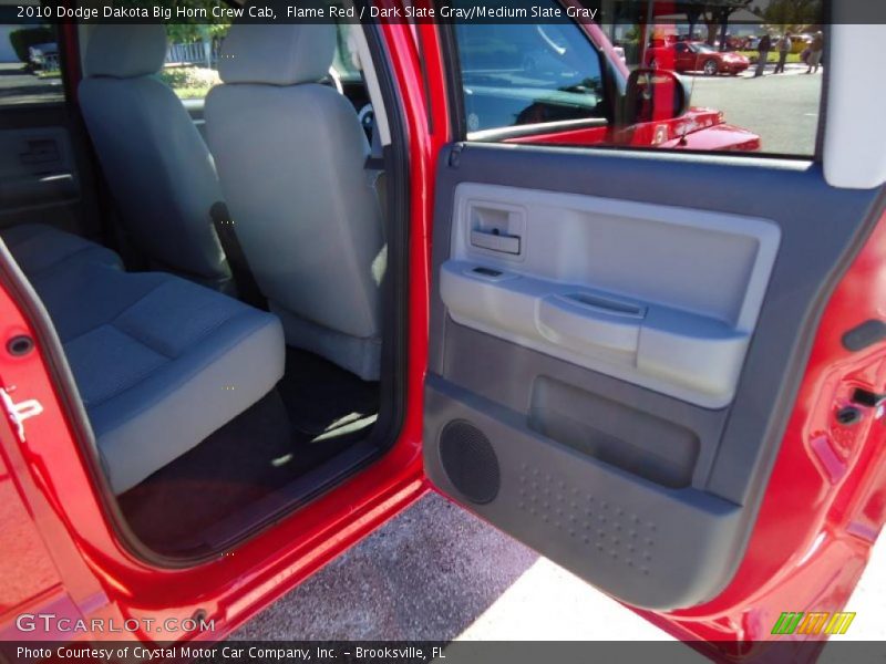 Flame Red / Dark Slate Gray/Medium Slate Gray 2010 Dodge Dakota Big Horn Crew Cab