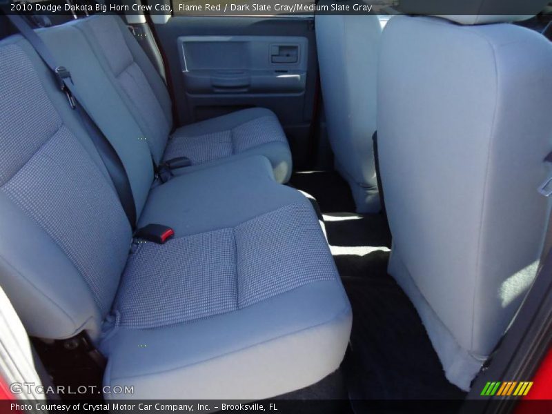 Flame Red / Dark Slate Gray/Medium Slate Gray 2010 Dodge Dakota Big Horn Crew Cab