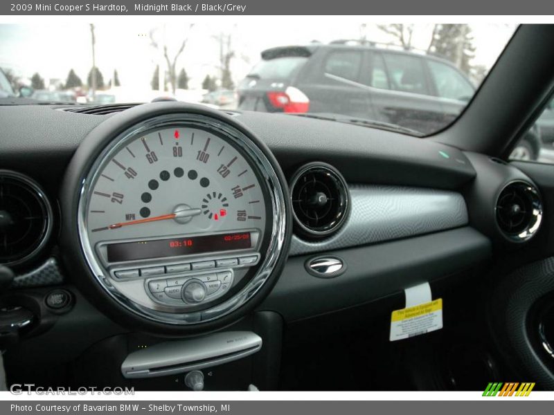 Midnight Black / Black/Grey 2009 Mini Cooper S Hardtop
