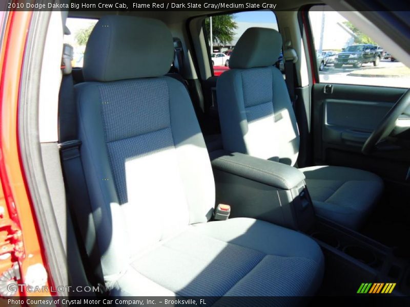 Flame Red / Dark Slate Gray/Medium Slate Gray 2010 Dodge Dakota Big Horn Crew Cab