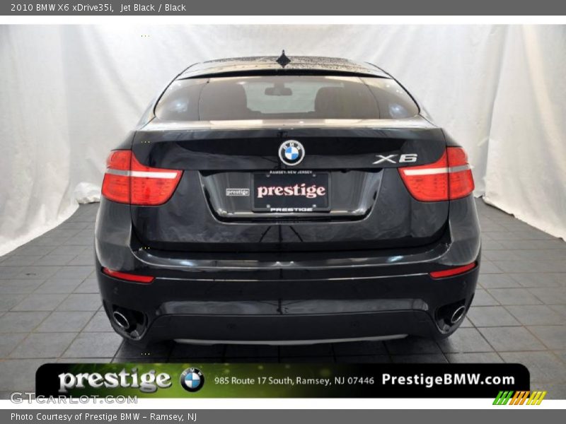 Jet Black / Black 2010 BMW X6 xDrive35i