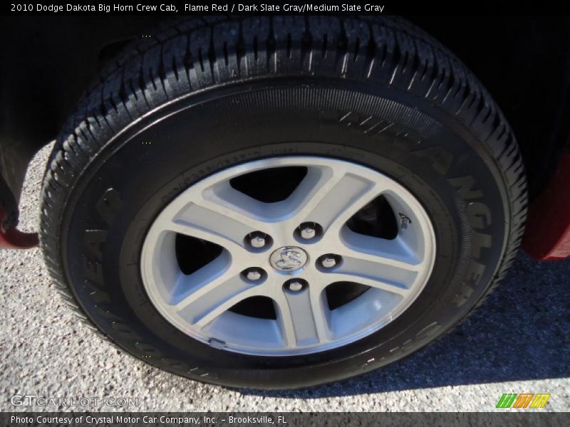 Flame Red / Dark Slate Gray/Medium Slate Gray 2010 Dodge Dakota Big Horn Crew Cab