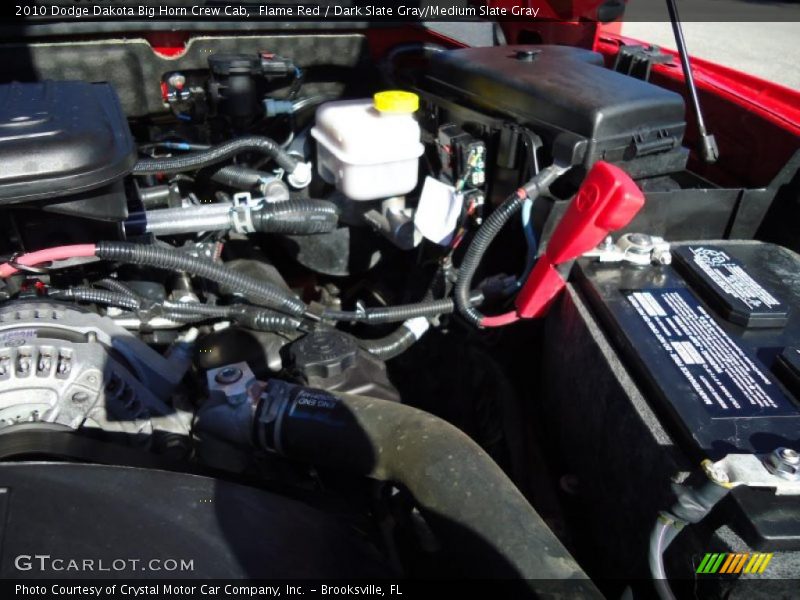Flame Red / Dark Slate Gray/Medium Slate Gray 2010 Dodge Dakota Big Horn Crew Cab
