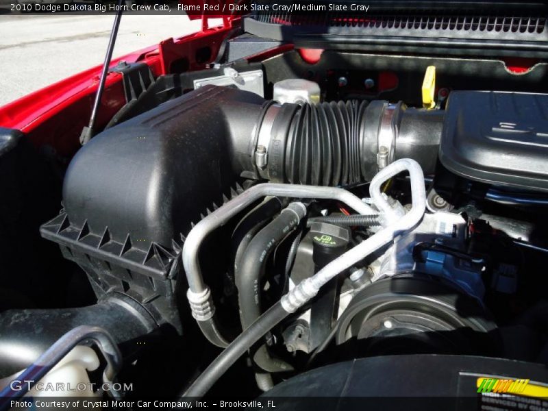 Flame Red / Dark Slate Gray/Medium Slate Gray 2010 Dodge Dakota Big Horn Crew Cab