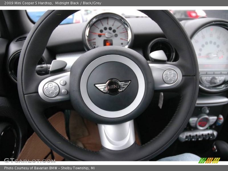 Midnight Black / Black/Grey 2009 Mini Cooper S Hardtop