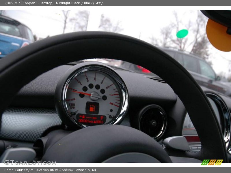 Midnight Black / Black/Grey 2009 Mini Cooper S Hardtop