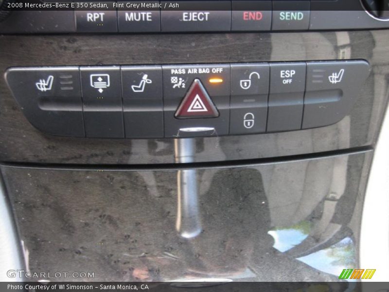 Flint Grey Metallic / Ash 2008 Mercedes-Benz E 350 Sedan