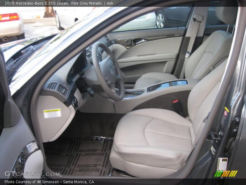 Flint Grey Metallic / Ash 2008 Mercedes-Benz E 350 Sedan