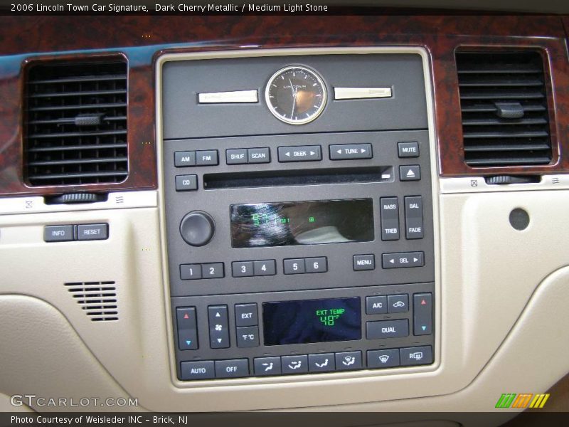 Dark Cherry Metallic / Medium Light Stone 2006 Lincoln Town Car Signature