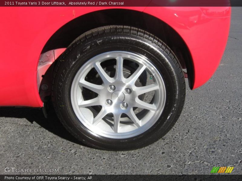Absolutely Red / Dark Charcoal 2011 Toyota Yaris 3 Door Liftback
