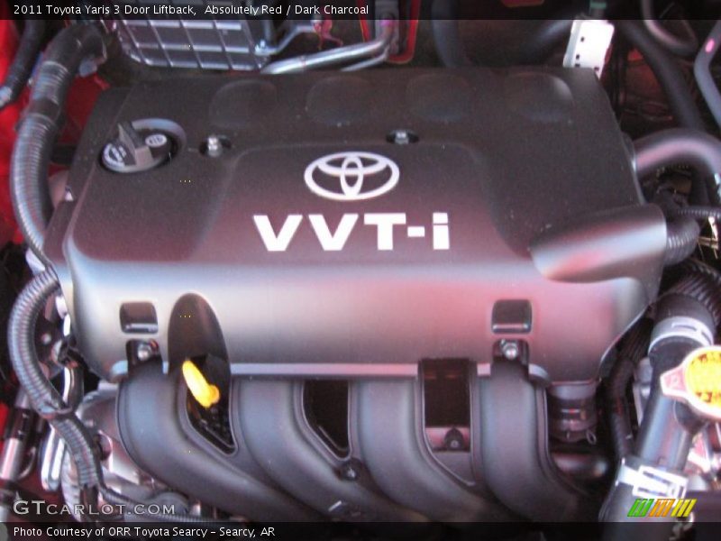 Absolutely Red / Dark Charcoal 2011 Toyota Yaris 3 Door Liftback
