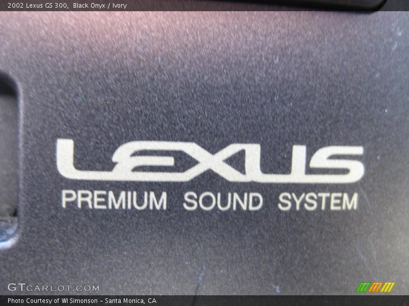 Black Onyx / Ivory 2002 Lexus GS 300