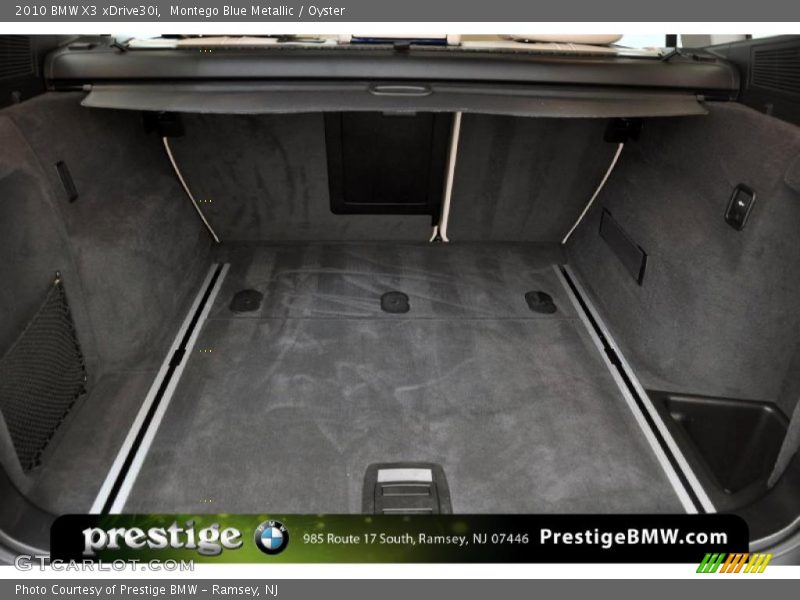 Montego Blue Metallic / Oyster 2010 BMW X3 xDrive30i