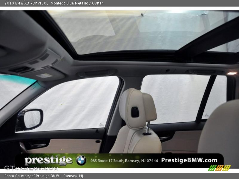 Montego Blue Metallic / Oyster 2010 BMW X3 xDrive30i