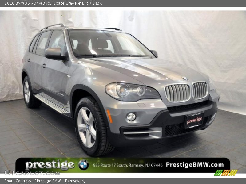 Space Grey Metallic / Black 2010 BMW X5 xDrive35d