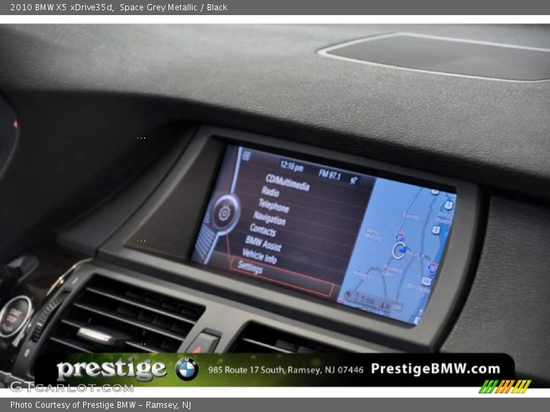 Space Grey Metallic / Black 2010 BMW X5 xDrive35d