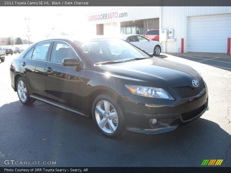 Black / Dark Charcoal 2011 Toyota Camry SE V6