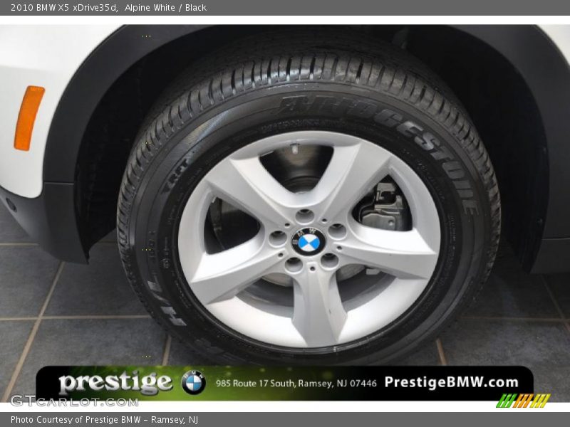 Alpine White / Black 2010 BMW X5 xDrive35d