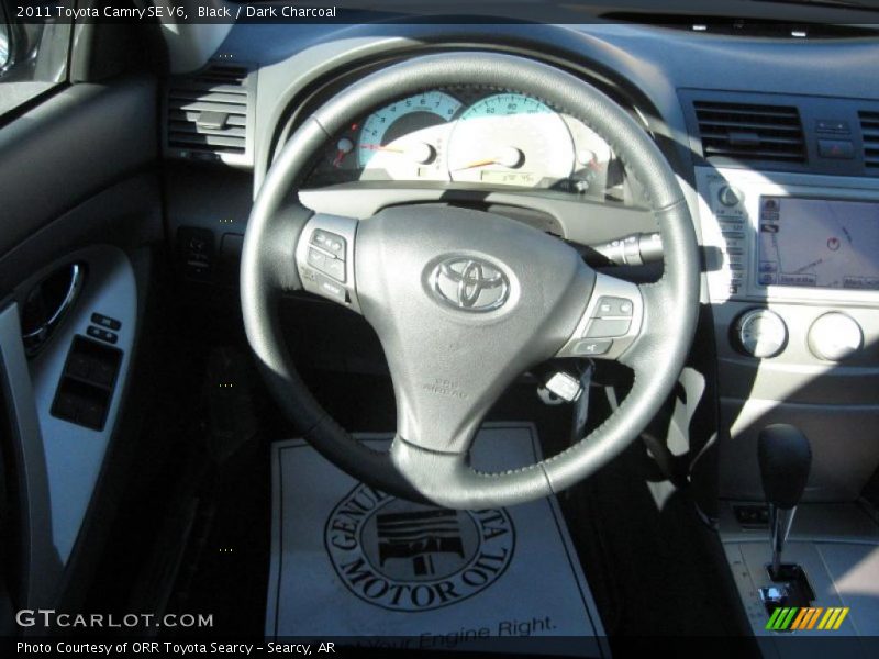 Black / Dark Charcoal 2011 Toyota Camry SE V6