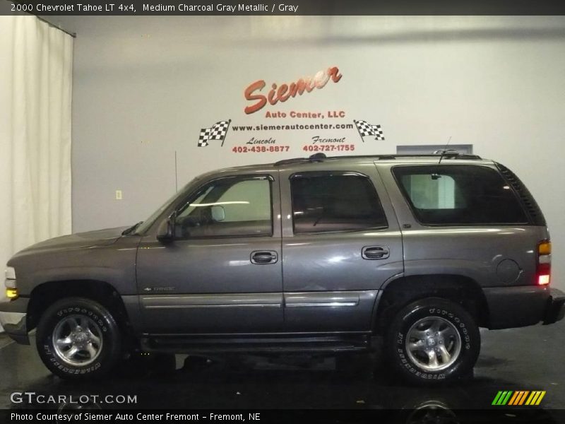 Medium Charcoal Gray Metallic / Gray 2000 Chevrolet Tahoe LT 4x4