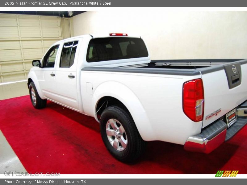 Avalanche White / Steel 2009 Nissan Frontier SE Crew Cab