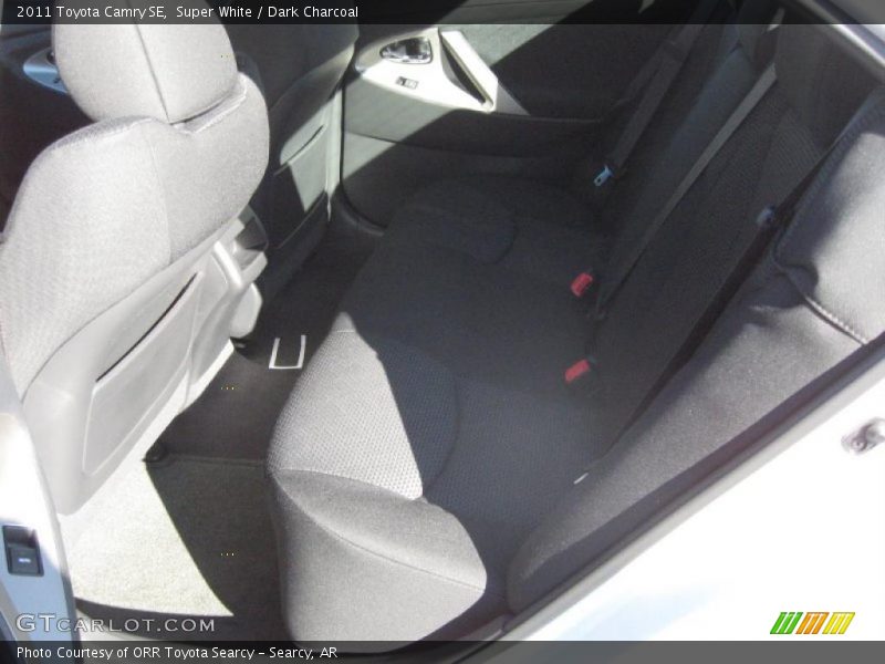Super White / Dark Charcoal 2011 Toyota Camry SE