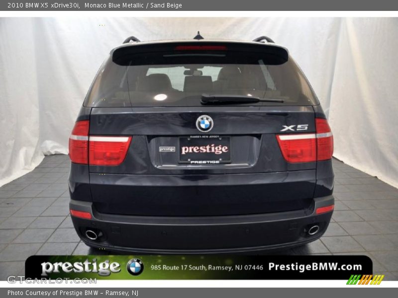 Monaco Blue Metallic / Sand Beige 2010 BMW X5 xDrive30i