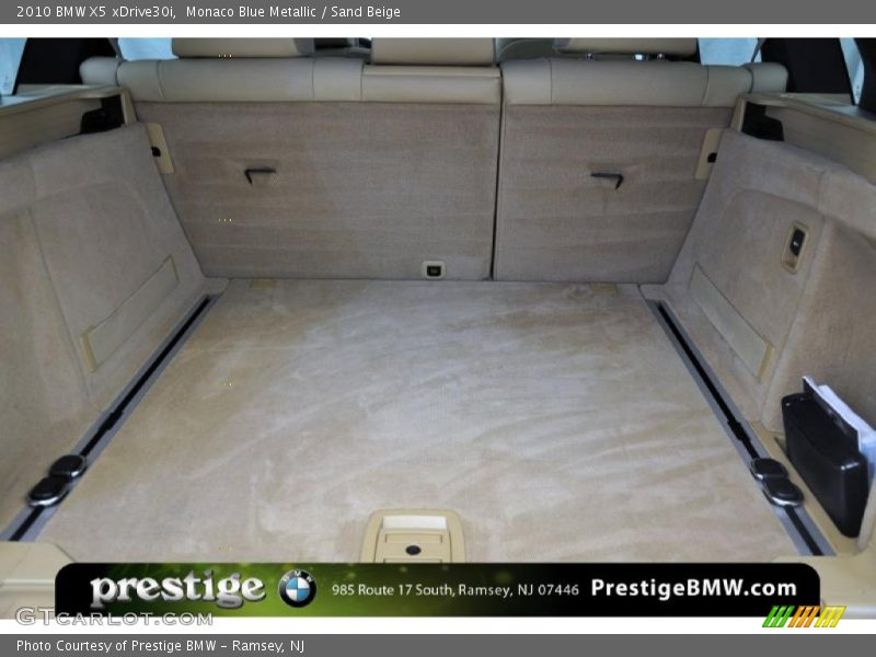 Monaco Blue Metallic / Sand Beige 2010 BMW X5 xDrive30i