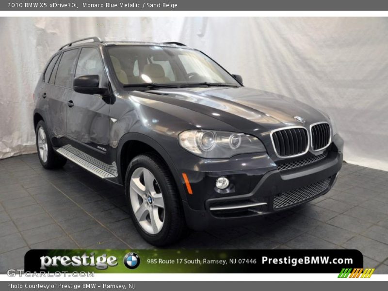 Monaco Blue Metallic / Sand Beige 2010 BMW X5 xDrive30i