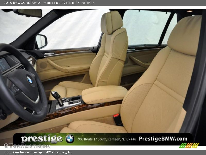 Monaco Blue Metallic / Sand Beige 2010 BMW X5 xDrive30i