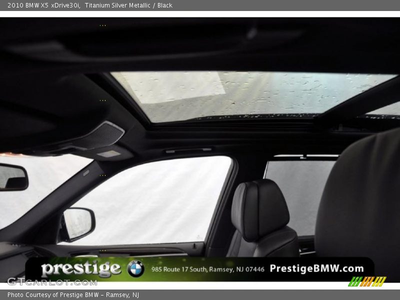 Titanium Silver Metallic / Black 2010 BMW X5 xDrive30i