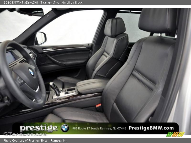 Titanium Silver Metallic / Black 2010 BMW X5 xDrive30i