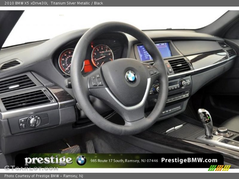 Titanium Silver Metallic / Black 2010 BMW X5 xDrive30i